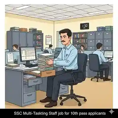 SSC Multi-Tasking Staff job for 10th pass govt job applicants
