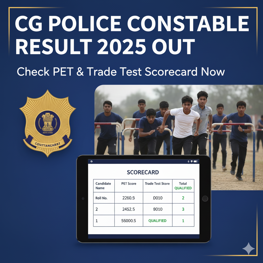 CG Police Constable Result 2025