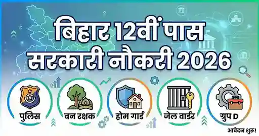 Bihar 12th Pass Govt Jobs 2026 – बिहार 12वीं पास सरकारी नौकरी की पूरी लिस्ट
